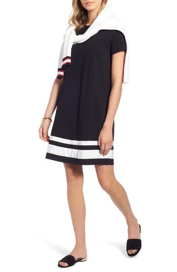 Women's 1901 Grosgrain Hem Swing Dress - Black