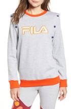 Women's Fila Flavia Convertible Sweatshirt - Grey