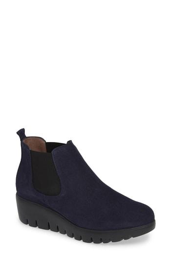 Women's Wonders Slip-on Chelsea Boot Us / 35eu - Blue