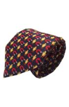Men's Lazyjack Chick Magnet Silk Tie, Size - Blue