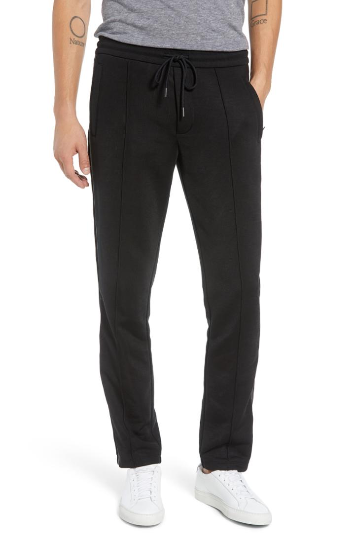 Men's Vince Heat Seal Classic Track Pants - Black