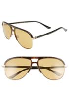 Men's Gucci 60mm Aviator Sunglasses -
