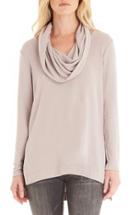 Women's Michael Stars Cowl Neck High/low Tunic Sweater