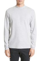 Men's Norse Projects Harald Mock Neck T-shirt - Grey