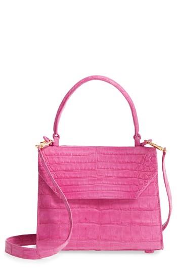 Nancy Gonzalez Mini Lily Genuine Crocodile Crossbody Bag -