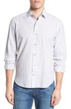 Men's Culturata Slim Fit Melange Dot Sport Shirt - Grey