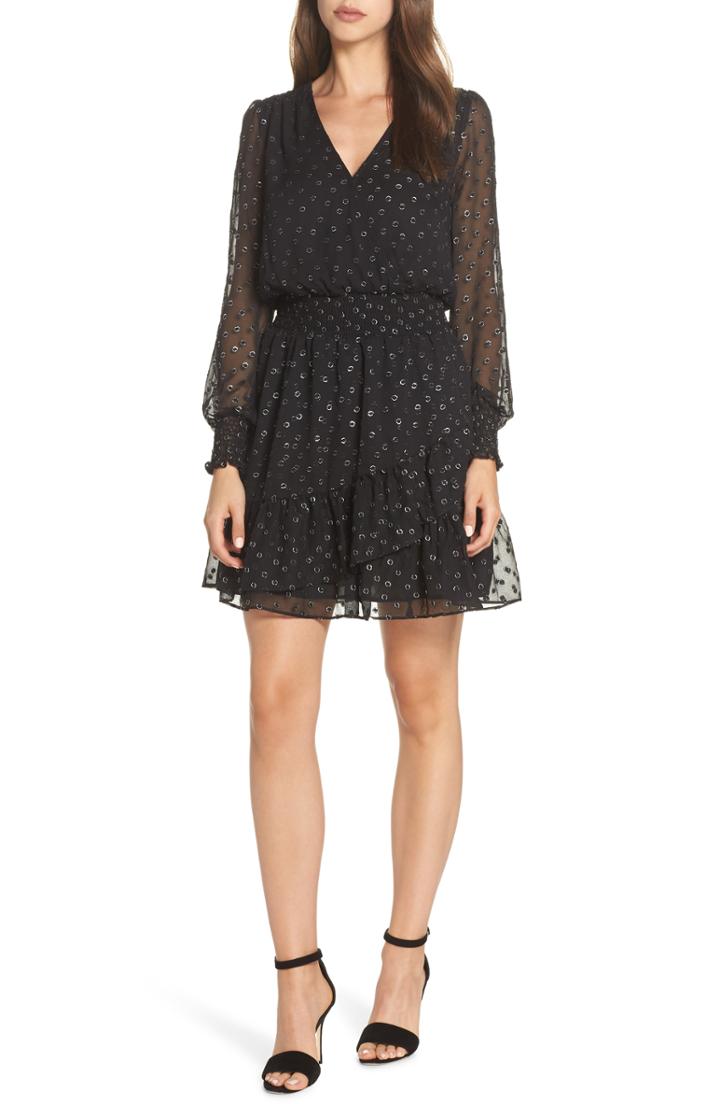 Women's Michael Michael Kors Ruffle Fit & Flare Dress