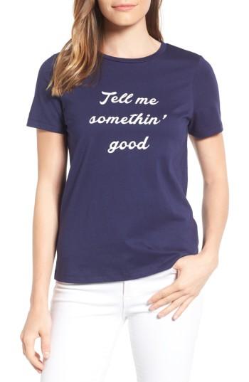 Women's Draper James Tell Me Something Good Cotton Tee