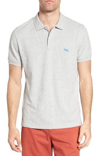 Men's Rodd & Gunn 'the Gunn' Pique Sports Fit Cotton Polo, Size - Grey