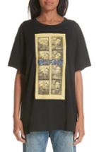 Women's Alexander Mcqueen Paint Smudge Graphic Tee