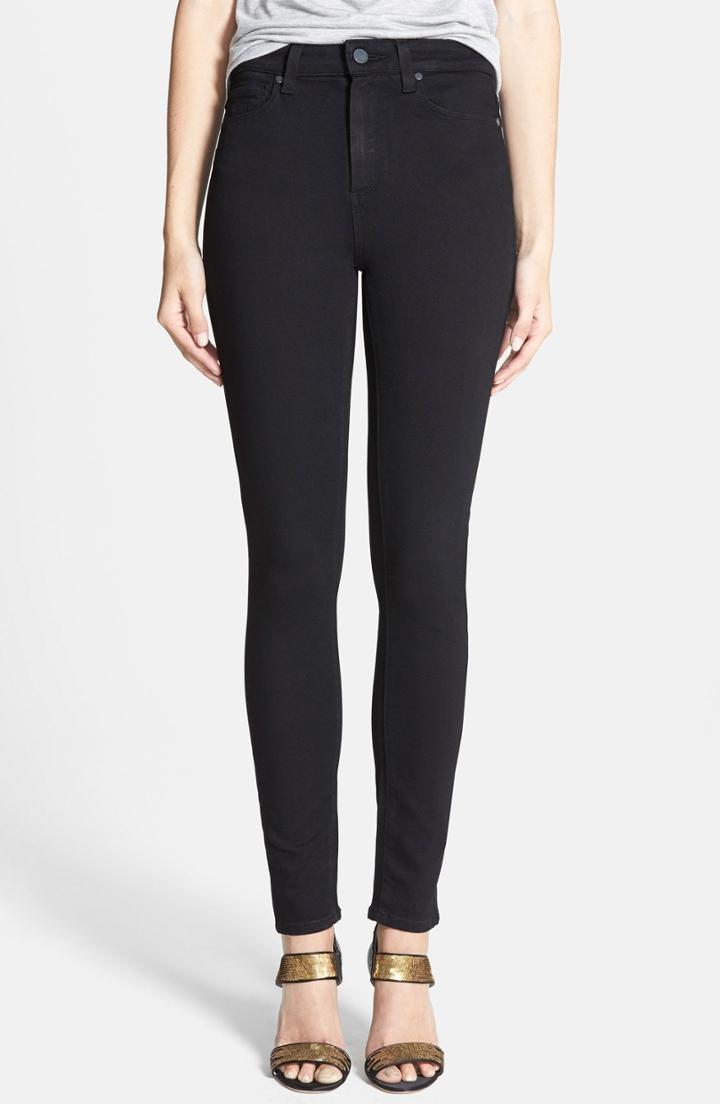 Women's Paige Transcend - Margot High Waist Ultra Skinny Jeans - Black