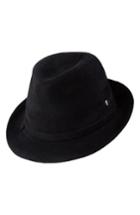 Women's Helen Kaminski Packable Fur Felt Fedora - Black