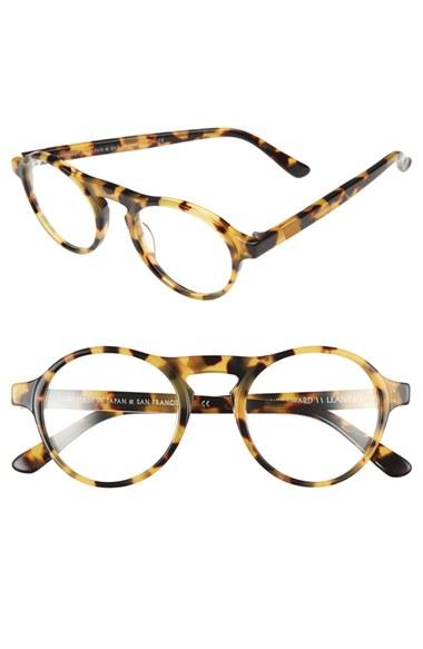 Women's Westward Leaning 'dyad' 48mm Sunglasses With Clip-on Lenses - Sand Tortoise/ Golden Aqua