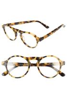 Women's Westward Leaning 'dyad' 48mm Sunglasses With Clip-on Lenses - Sand Tortoise/ Golden Aqua