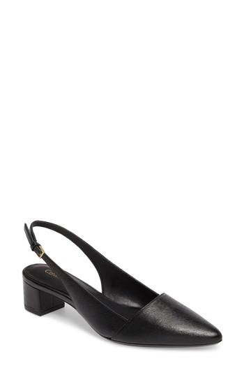 Women's Calvin Klein Galinda Slingback Pump .5 M - Black
