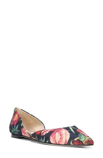Women's Sam Edelman Rodney Pointy Toe D'orsay Flat .5 M - Blue