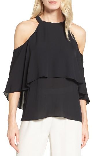 Women's Kobi Halperin Langley Silk Cold Shoulder Blouse
