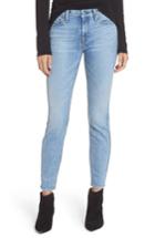 Women's 7 For All Mankind Embellished & Ripped Ankle Skinny Jeans - Blue