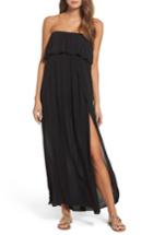 Women's Elan Strapless Maxi Cover-up Dress - Black