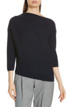 Women's Lewit Ribbed Cashmere Sweater - Blue