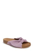 Women's Jeffrey Campbell Sunmist Knotted Slide Eu - Purple