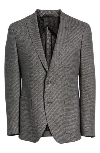 Men's Boss Raye Extra Trim Fit Wool Blend Blazer S - Grey