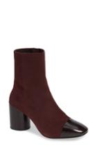 Women's Linea Paolo Stella Cap Toe Bootie M - Burgundy