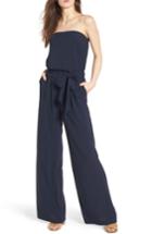 Women's Trouve Strapless Jumpsuit, Size - Blue