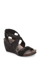 Women's Otbt Freedom Wedge Sandal .5 M - Black