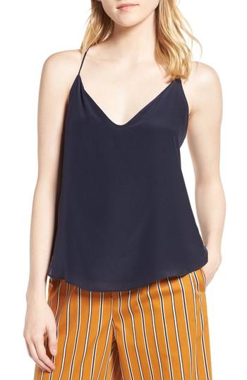 Women's Habitual Ella Split Back Silk Camisole - Blue