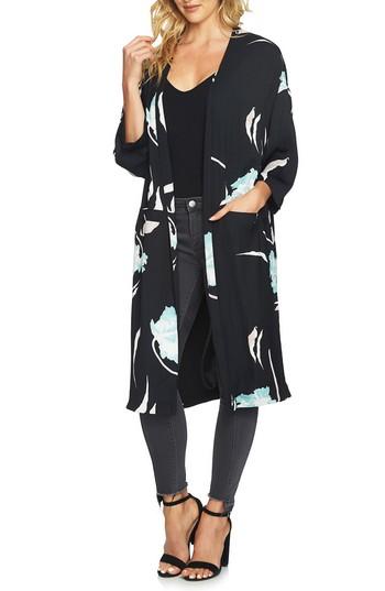 Women's 1.state Floral Print Collarless Jacket