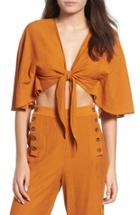 Women's The East Order Amelie Tie Front Crop Top
