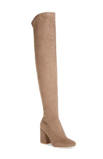 Women's Marc Fisher Ltd Praye Over The Knee Boot .5 M - Beige