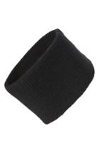 Halogen Ribbed Cashmere Head Wrap, Size - Black