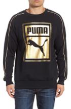 Men's Puma Chains Logo Graphic Sweatshirt - Black