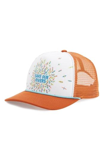 Men's Patagonia Save Our Rivers Interstate Trucker Hat - Orange