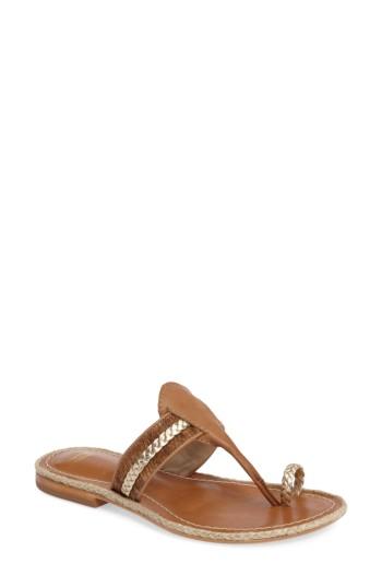 Women's Johnston & Murphy Wendy Sandal M - Metallic