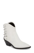 Women's Marc Fisher Baily Studded Western Bootie M - White