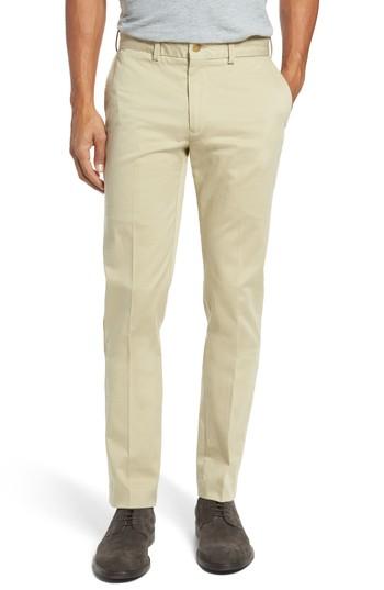 Men's Bills Khakis Montgomery Slim Fit Stretch Twill Pants X Unhemmed - Beige