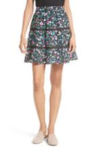 Women's Kate Spade New York Greenhouse Silk Miniskirt - Black