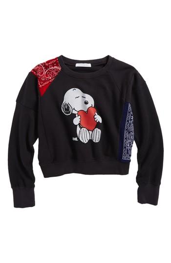 Women's Daydreamer Snoopy Bandana Panel Sweatshirt