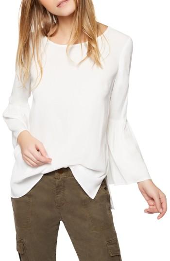 Women's Sanctuary Cleo Bell Sleeve Blouse - White