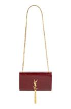 Saint Laurent Medium Kate Leather Shoulder Bag - Red