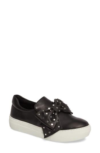 Women's Jslides Alive Bow Slip-on .5 M - Black