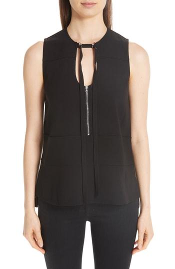 Women's Proenza Schouler Zip Detail Blouse - Black