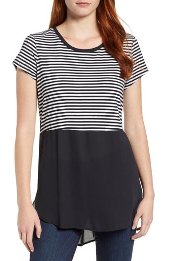 Women's Tdc Mixed Media Tunic Top