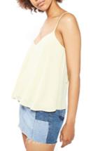 Women's Topshop Rouleau Swing Camisole Us (fits Like 0) - Yellow