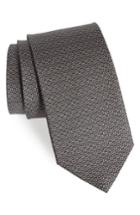 Men's Salvatore Ferragamo Elisir Print Silk Tie, Size - Grey