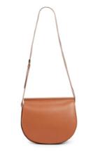 Givenchy Infinity Calfskin Leather Saddle Bag - Brown