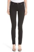 Women's Versace Collection Embellished Pocket Skinny Jeans - Black